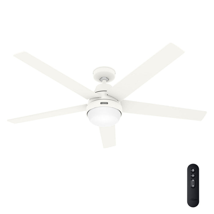 Hunter - 53781 - 60" Ceiling Fan - Aerodyne - Matte White