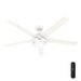 Hunter - 53781 - 60" Ceiling Fan - Aerodyne - Matte White