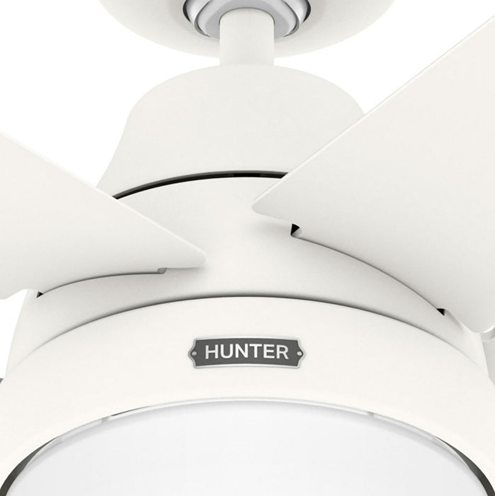 Hunter - 53781 - 60" Ceiling Fan - Aerodyne - Matte White
