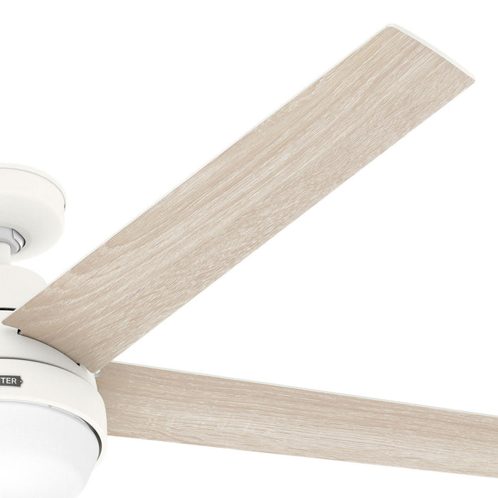Hunter - 53781 - 60" Ceiling Fan - Aerodyne - Matte White