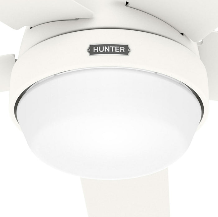 Hunter - 53781 - 60" Ceiling Fan - Aerodyne - Matte White