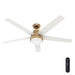 Hunter - 53783 - 60" Ceiling Fan - Aerodyne - Luxe Gold
