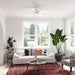 Hunter - 59334 - 44" Ceiling Fan - Dempsey - Fresh White
