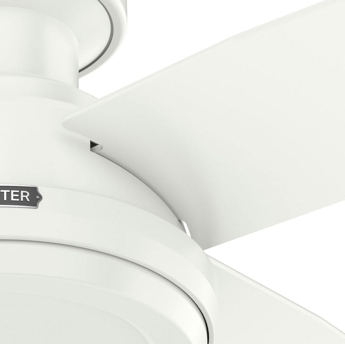 Hunter - 59334 - 44" Ceiling Fan - Dempsey - Fresh White