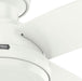 Hunter - 59334 - 44" Ceiling Fan - Dempsey - Fresh White