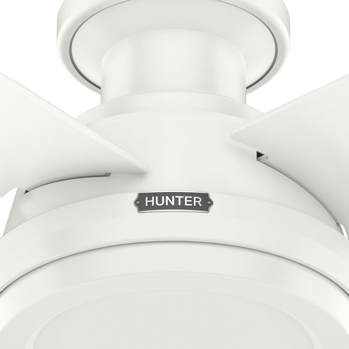 Hunter - 59334 - 44" Ceiling Fan - Dempsey - Fresh White