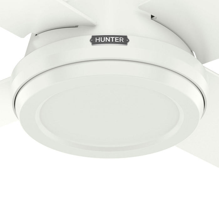 Hunter - 59334 - 44" Ceiling Fan - Dempsey - Fresh White