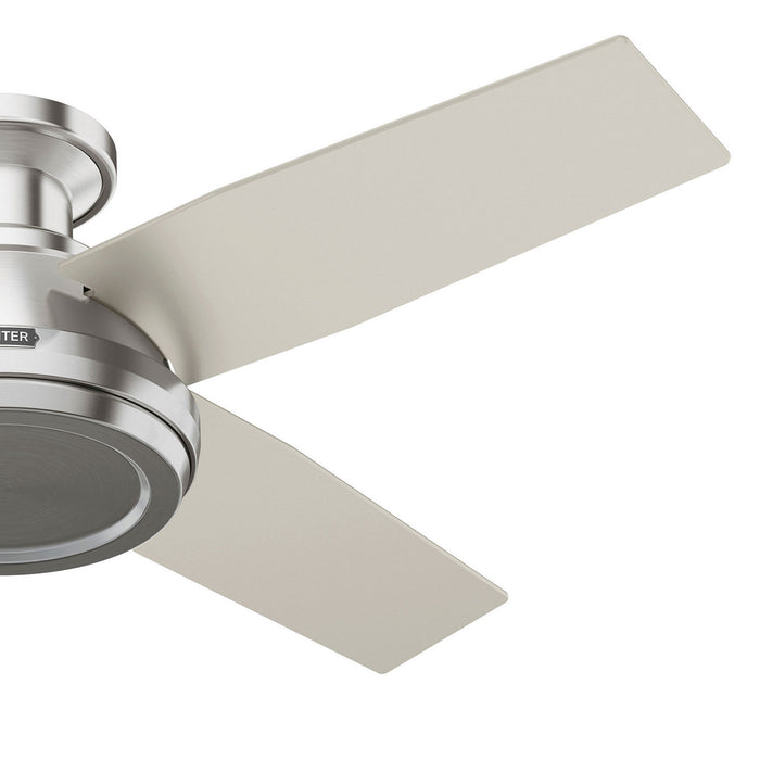 Hunter - 59335 - 44" Ceiling Fan - Dempsey - Brushed Nickel