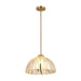 Varaluz - 1070P01LSG - One Light Pendant - Chroman Empire - Satin Gold
