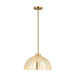 Varaluz - 1070P01LSG - One Light Pendant - Chroman Empire - Satin Gold