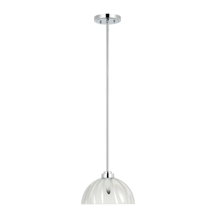 Varaluz - 1070P01MCH - One Light Pendant - Chroman Empire - Chrome