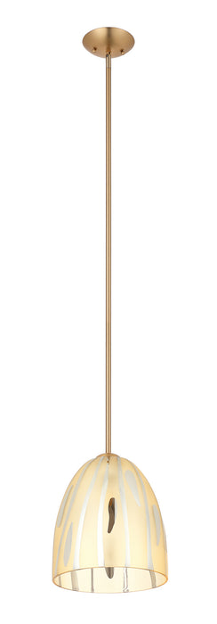 Varaluz - 1070P01SG - One Light Pendant - Chroman Empire - Satin Gold