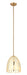 Varaluz - 1070P01SG - One Light Pendant - Chroman Empire - Satin Gold