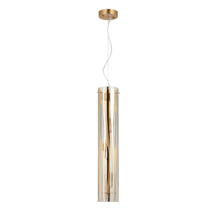Varaluz - 1070P03SG - Three Light Pendant - Chroman Empire - Satin Gold