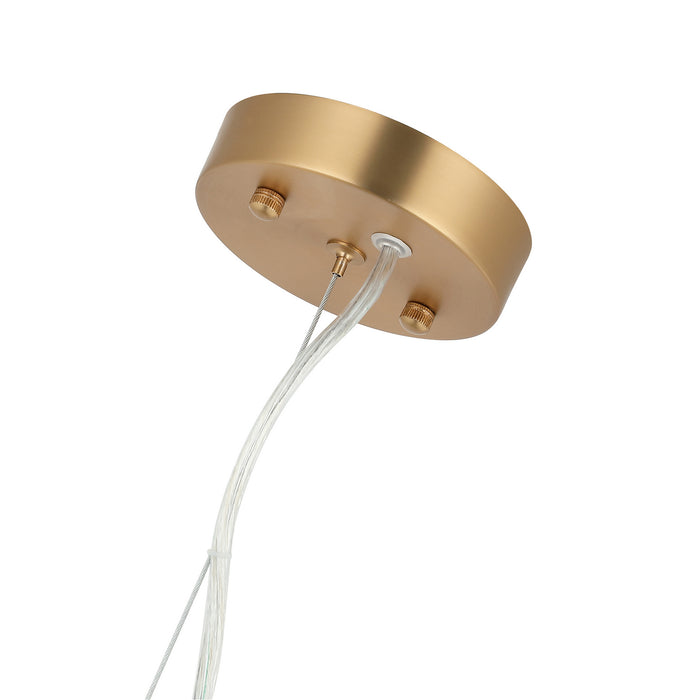 Varaluz - 1070P03SG - Three Light Pendant - Chroman Empire - Satin Gold