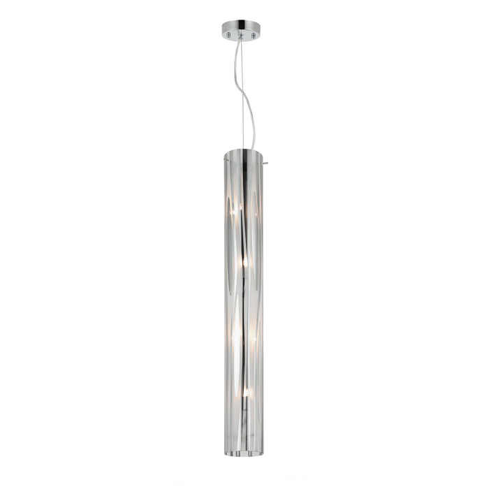 Varaluz - 1070P04CH - Four Light Pendant - Chroman Empire - Chrome