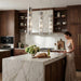 Varaluz - 1070P04CH - Four Light Pendant - Chroman Empire - Chrome
