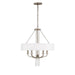Varaluz - 270P06TR - Six Light Pendant - Barcelona - Transcend Silver