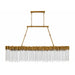Varaluz - 309N12HG - 12 Light Linear Chandelier - Matrix - Havana Gold