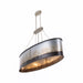 Varaluz - 323N05OG - Five Light Linear Pendant - Cannery - Ombre Galvanized