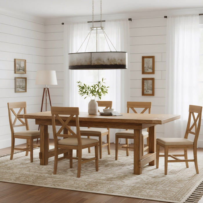 Varaluz - 323N05OG - Five Light Linear Pendant - Cannery - Ombre Galvanized