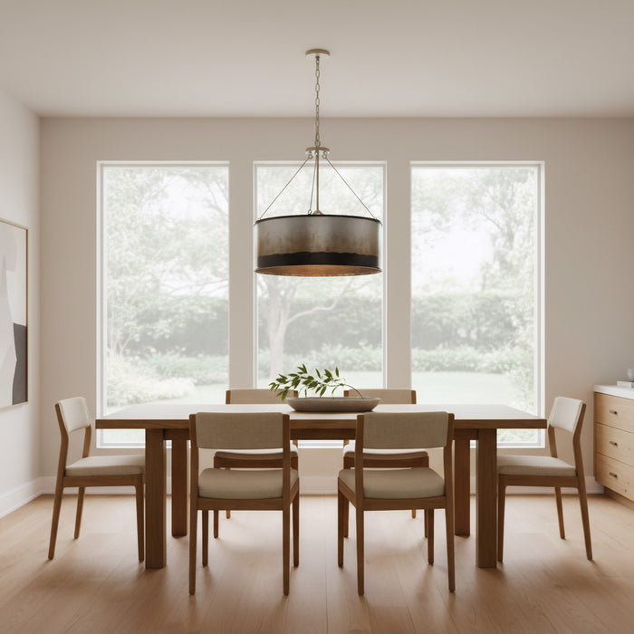 Varaluz - 323P05OG - Five Light Pendant - Cannery - Ombre Galvanized