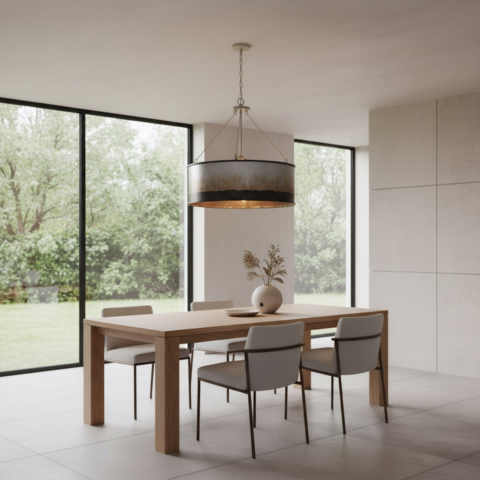 Varaluz - 323P05OG - Five Light Pendant - Cannery - Ombre Galvanized