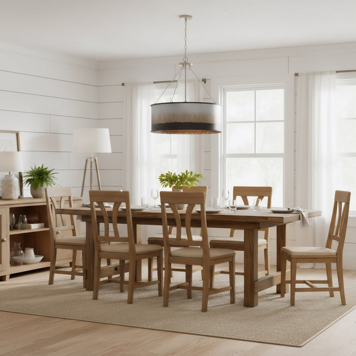 Varaluz - 323P05OG - Five Light Pendant - Cannery - Ombre Galvanized