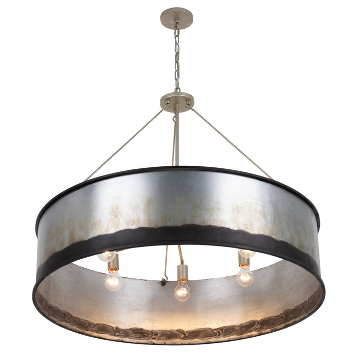 Varaluz - 323P06OG - Six Light Pendant - Cannery - Ombre Galvanized