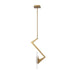 Varaluz - 530M01BK - LED Pendant - Down the Wrong Path - Brass Kisser