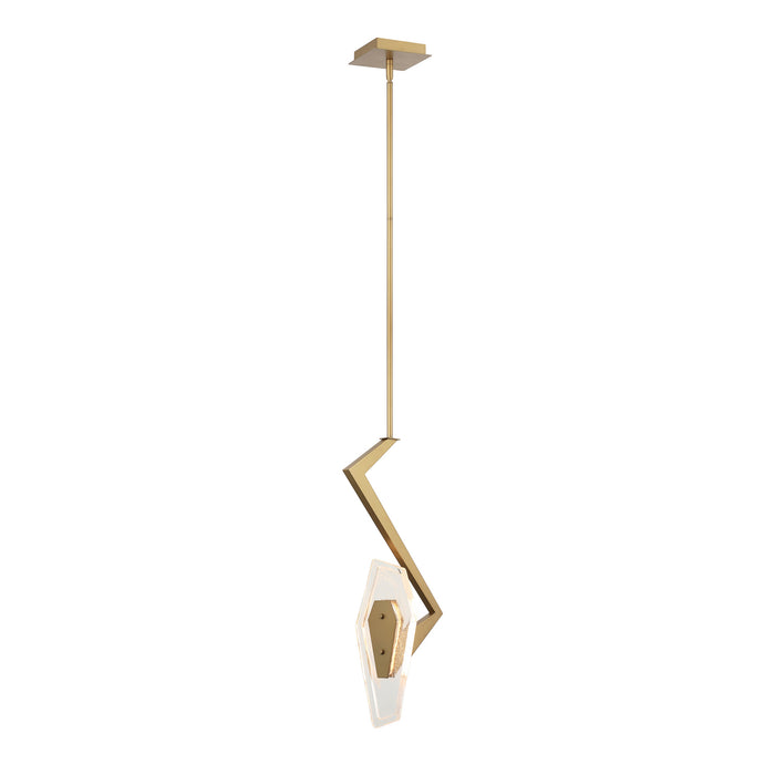 Varaluz - 530M01BK - LED Pendant - Down the Wrong Path - Brass Kisser
