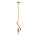 Varaluz - 530M01BK - LED Pendant - Down the Wrong Path - Brass Kisser
