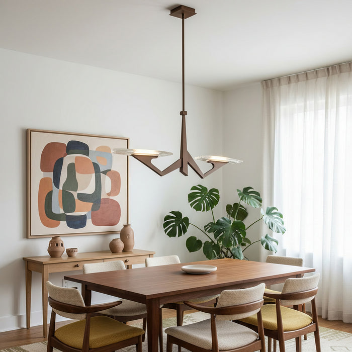 Varaluz - 530N02BG - LED Pendant - Down the Wrong Path - Brontourage