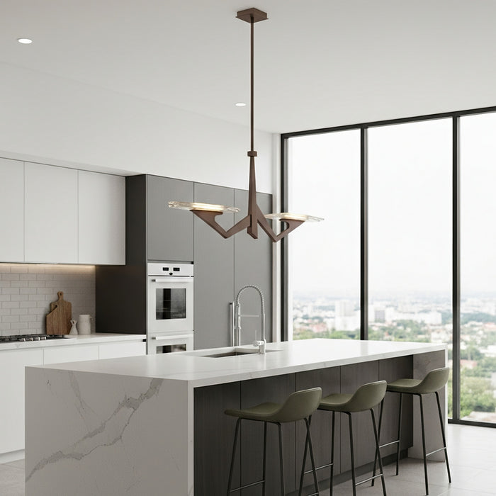 Varaluz - 530N02LBG - LED Pendant - Down the Wrong Path - Brontourage