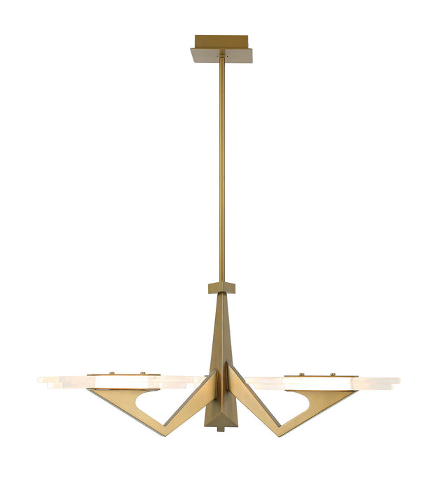 Varaluz - 530P03BK - LED Pendant - Down the Wrong Path - Brass Kisser