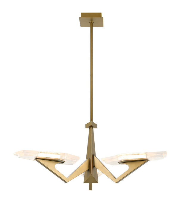 Varaluz - 530P03BK - LED Pendant - Down the Wrong Path - Brass Kisser