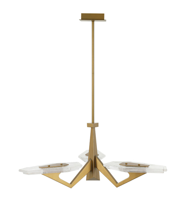 Varaluz - 530P03BK - LED Pendant - Down the Wrong Path - Brass Kisser