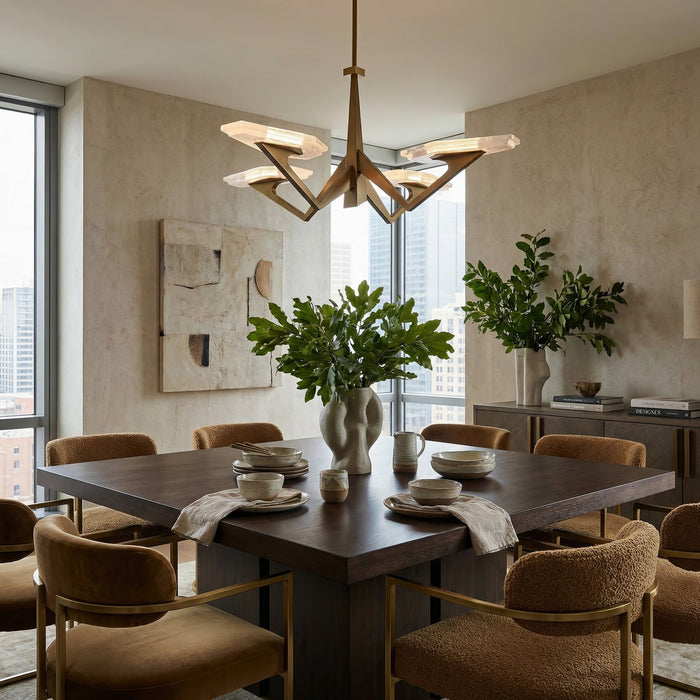 Varaluz - 530P04BK - LED Pendant - Down the Wrong Path - Brass Kisser