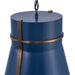Varaluz - 536P01FBBRZ - One Light Pendant - Brasserie - French Blue/Heritage Bronze