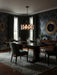 Varaluz - 555P06DB - Six Light Pendant - Oval Office - Ironclad