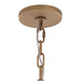 Varaluz - 556P05BK - Five Light Pendant - Panelist - Brass Kisser