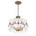 Varaluz - 557S04HG - Four Light Semi-Flush Mount - Aurora - Havana Gold