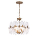 Varaluz - 557S04HG - Four Light Semi-Flush Mount - Aurora - Havana Gold