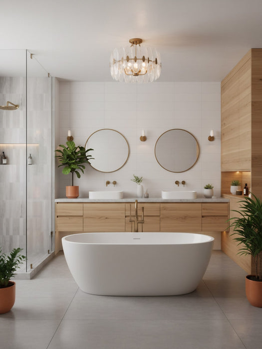 Varaluz - 557S04HG - Four Light Semi-Flush Mount - Aurora - Havana Gold