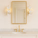 Varaluz - 558W02FG - Two Light Wall Sconce - Petal Court - French Gold