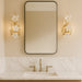 Varaluz - 558W02FG - Two Light Wall Sconce - Petal Court - French Gold