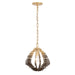 Varaluz - 559P01DBFG - One Light Pendant - Construct - Dark Bronze / French Gold