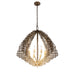 Varaluz - 559P08DBFG - Eight Light Pendant - Construct - Dark Bronze / French Gold
