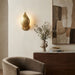 Varaluz - 560W01BK - One Light Wall Sconce - Petal Reign - Brass Kisser