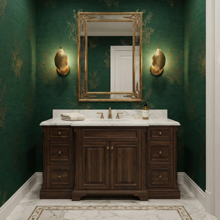 Varaluz - 560W01BK - One Light Wall Sconce - Petal Reign - Brass Kisser